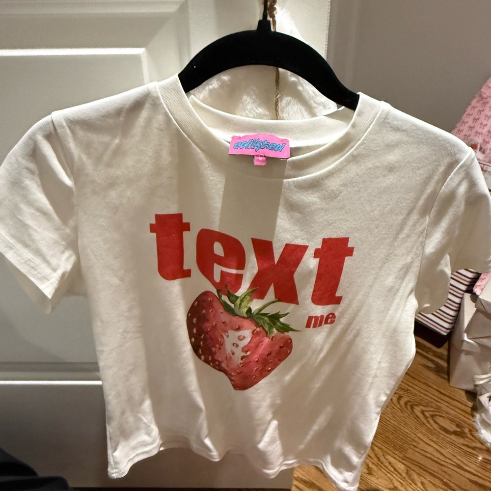EDIKTED graphic baby tee
